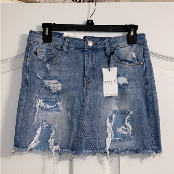judy blue jean skirt